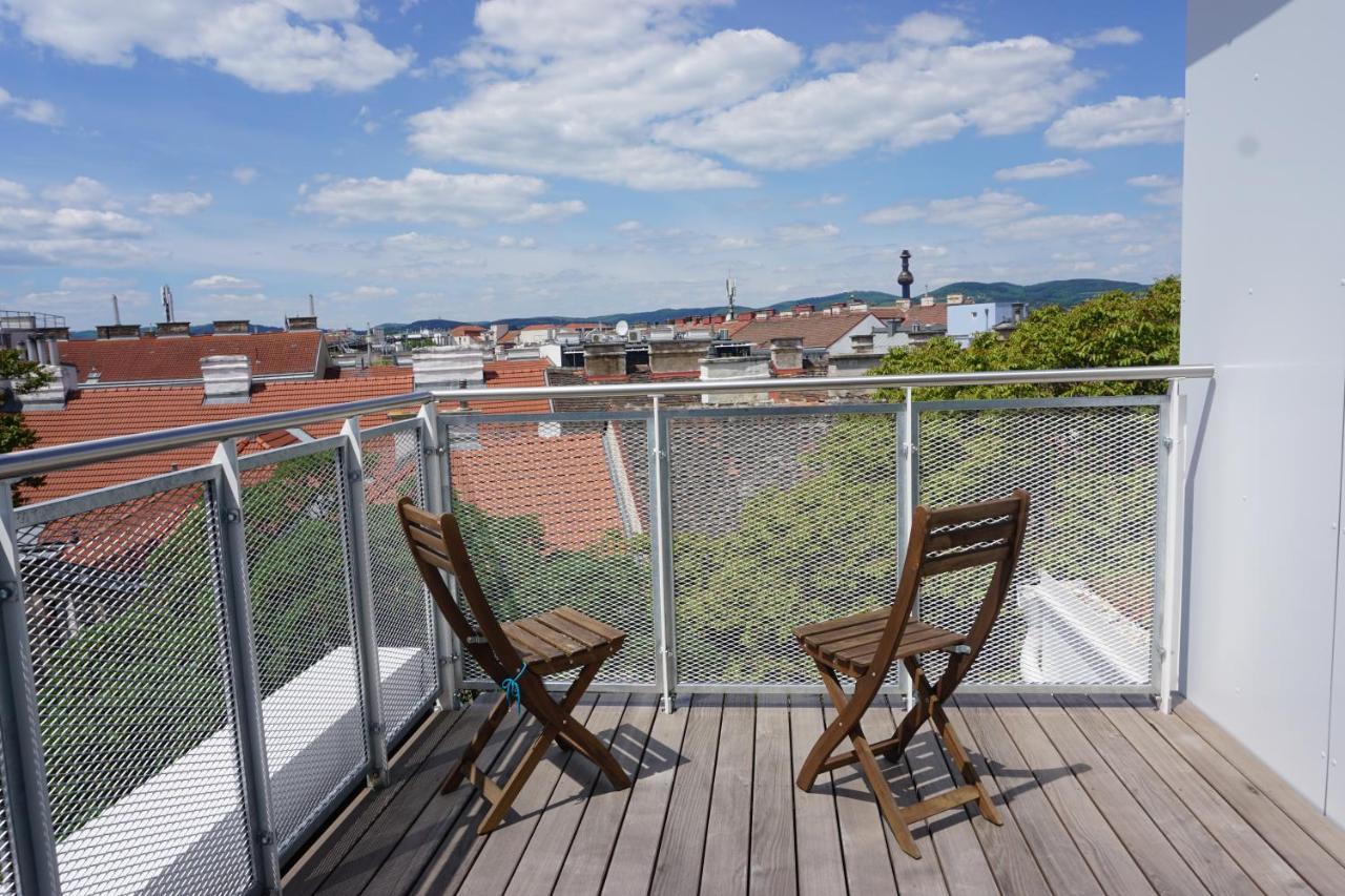 Augartenblick Penthouse 15 Vienna Esterno foto