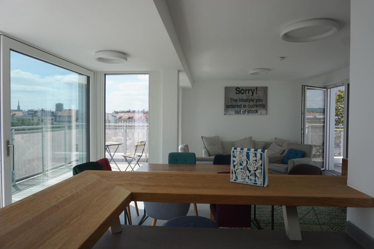 Augartenblick Penthouse 15 Vienna Esterno foto