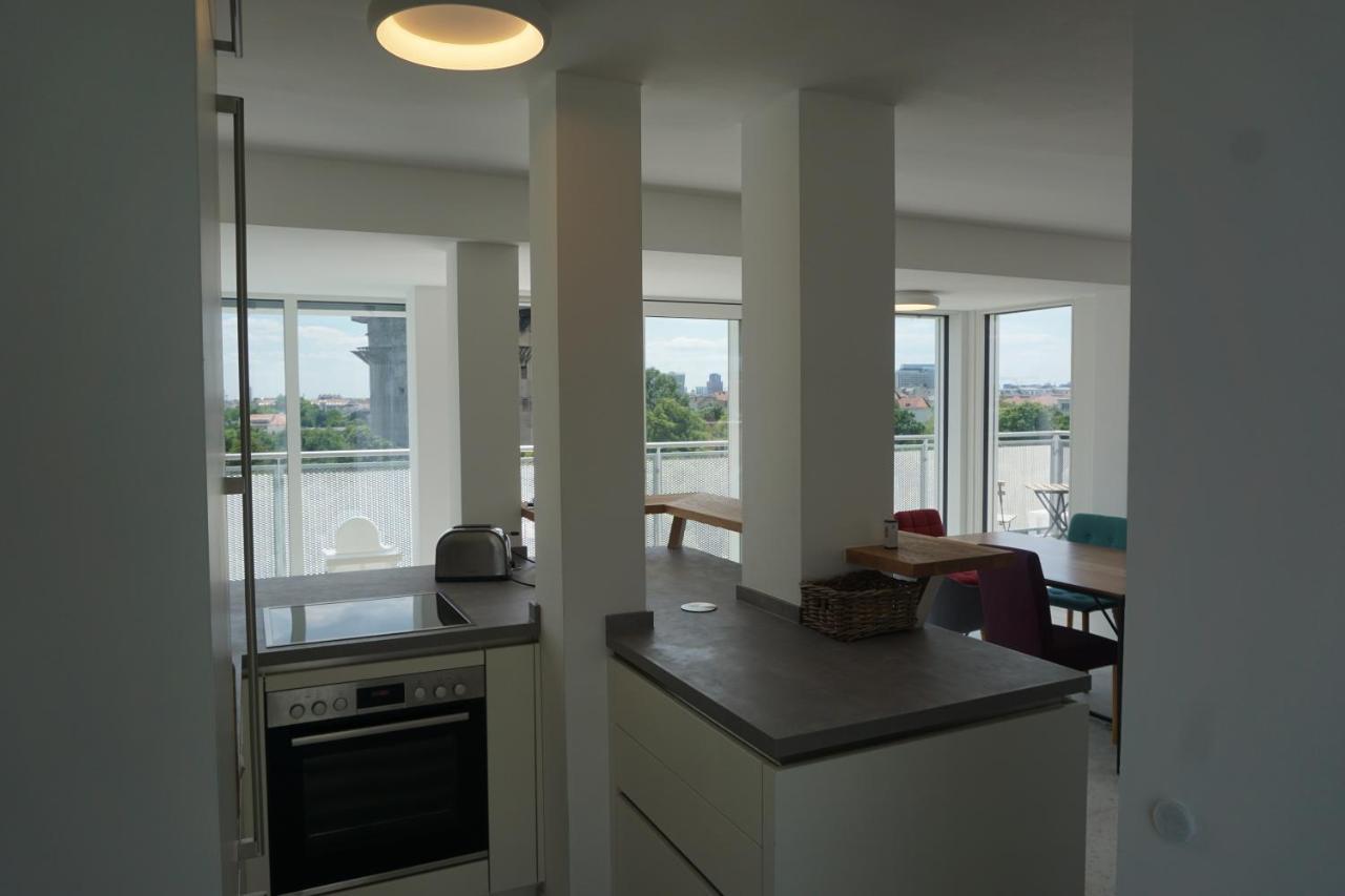 Augartenblick Penthouse 15 Vienna Esterno foto